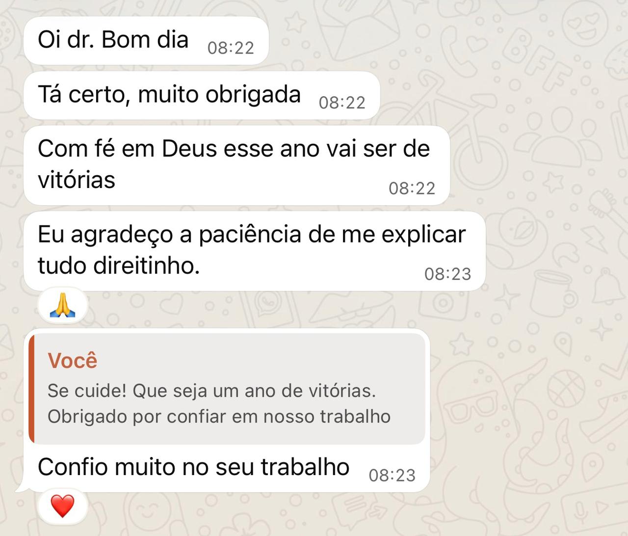 Depoimento de cliente do Dr. Aydner