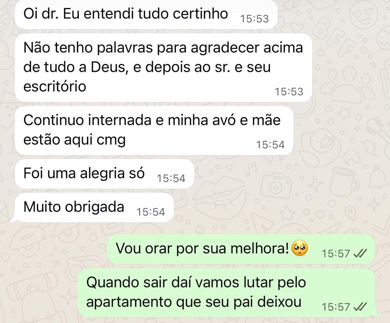 Depoimento de cliente do Dr. Aydner