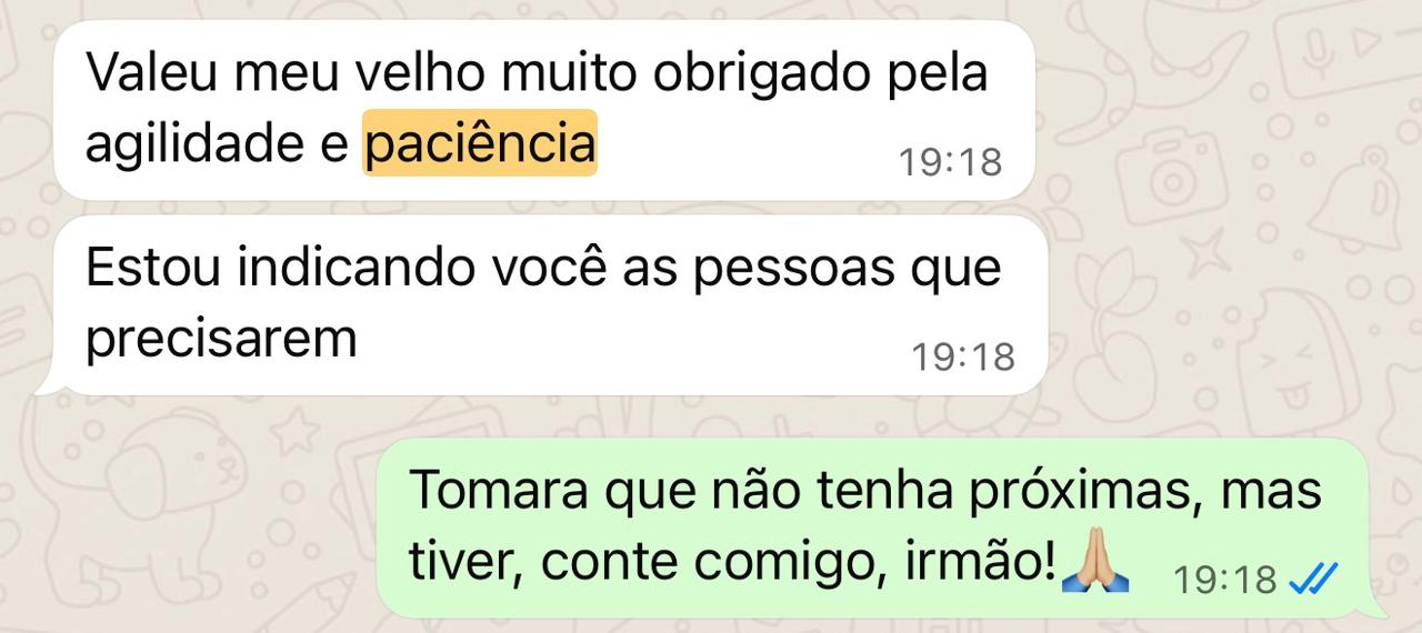 Depoimento de cliente do Dr. Aydner