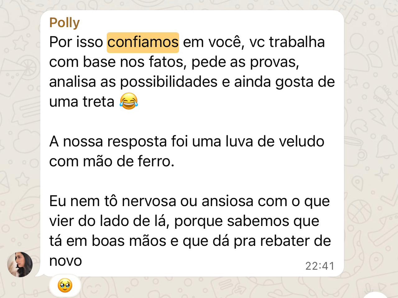 Depoimento de cliente do Dr. Aydner